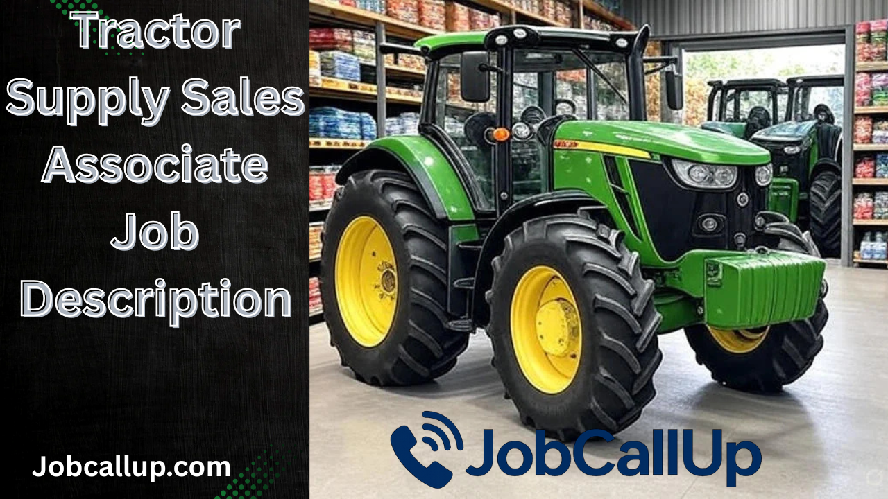 Tractor Supply Sales Associate Job Description