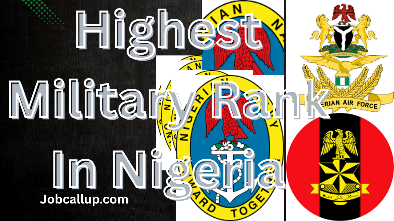 military ranks in Nigeria with pictures